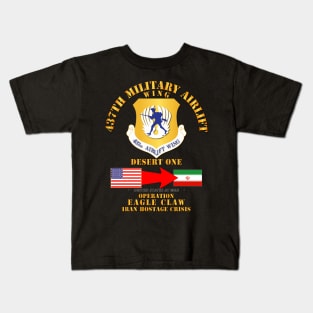 Operation Eagle Claw - Iran - 437th MAW Kids T-Shirt